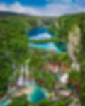 panoramic flight plitvice lakes