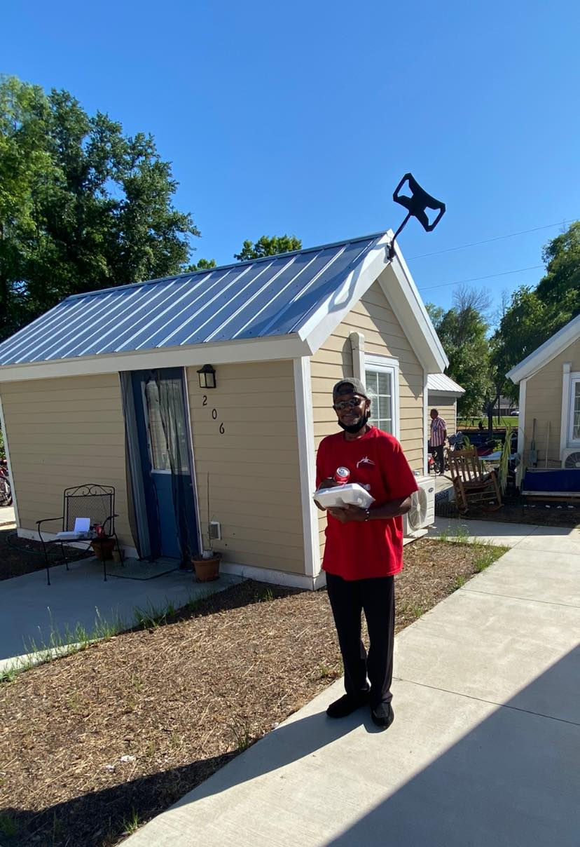 Veteran at Tiny Homes