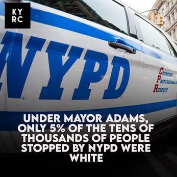 Under Mayor Adams, Only 5% Of The Tens Of Thousands Of People Stopped By NYPD Were White