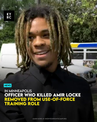 Officer Who Killed Amir Locke Removed from Use-of-Force Training Role