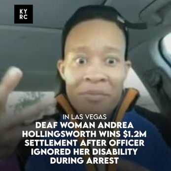 Deaf Woman Andrea Hollingsworth Wins $1.2M Settlement After Officer Ignored Her Disability During Arrest