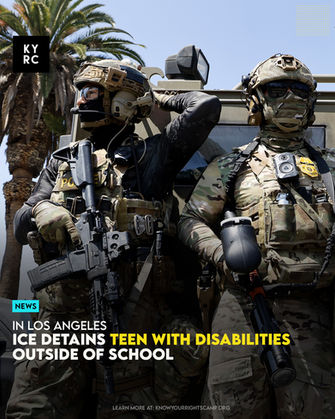 ICE Detains Teen With Disabilities Outside Of School