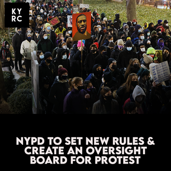 NYPD To Set New Rules & Create An Oversight Board For Protest
