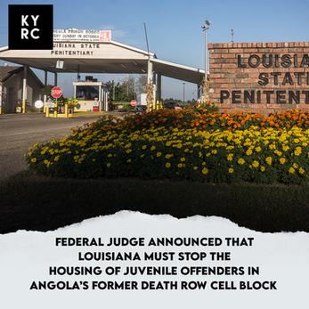 Louisiana Will Stop Housing Juvenile Offenders In Angola’s Former Death Row Cell Block