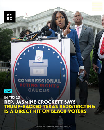 Rep. Jasmine Crockett Says Trump-Backed Texas Redistricting Is a Direct Hit on Black Voters