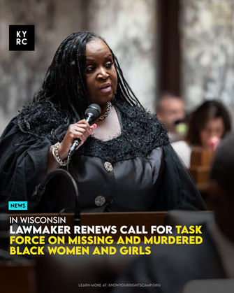 Lawmaker Renews Call For Task Force On Missing And Murdered Black Women And Girls