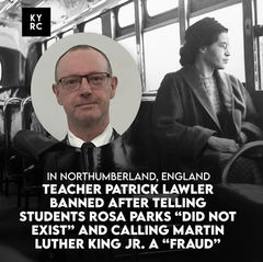Teacher Patrick Lawler Banned After Telling Students Rosa Parks “Did Not Exist” and Calling Martin Luther King Jr. a “Fraud”