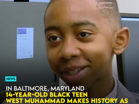 14-Year-Old Black Teen West Muhammad Makes History As Youngest Student To Attend Coppin State University