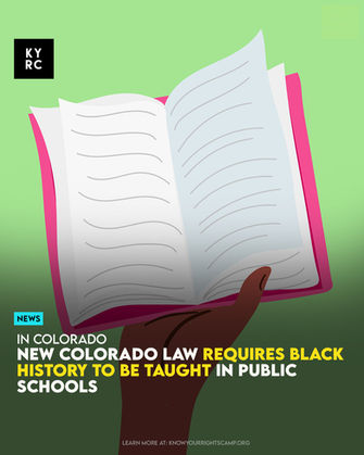 New Colorado Law Requires Black History to Be Taught in Public Schools