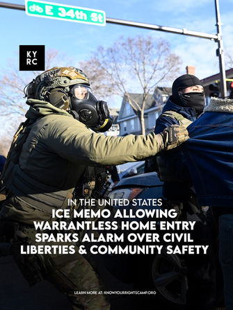 ICE Memo Allowing Warrantless Home Entry Sparks Alarm Over Civil Liberties and Community Safety