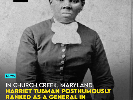 Harriet Tubman Posthumously Ranked As A General In Veterans Day Ceremony 