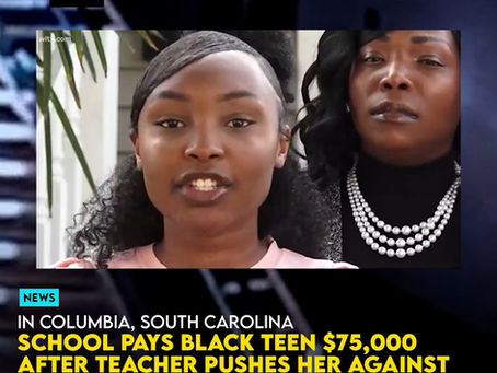 School Pays Black Teen $75,000 After Teacher Pushes Her Against Wall for Refusing to Say Pledge of Allegiance