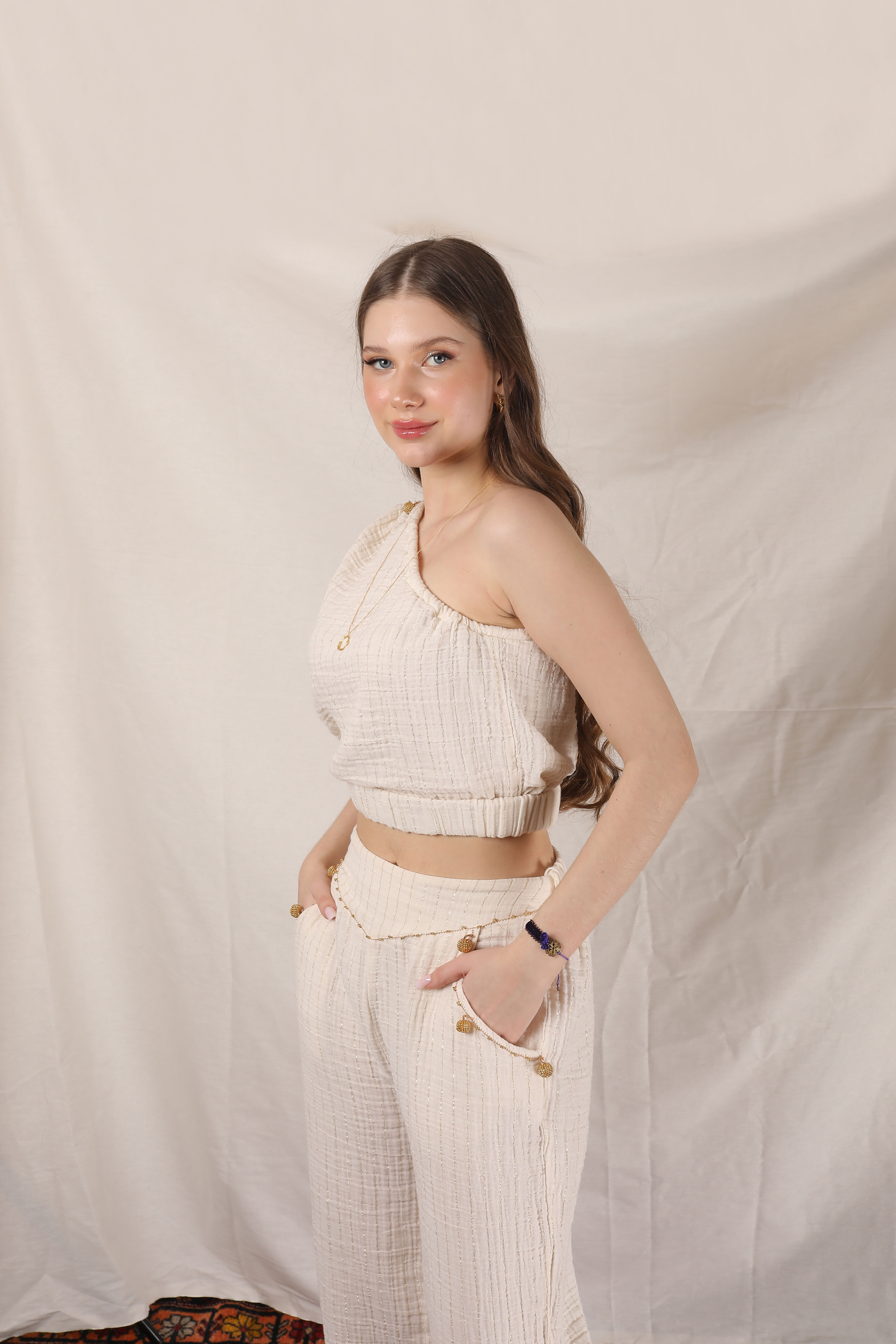 Topkapı Tek Omuz Bluz