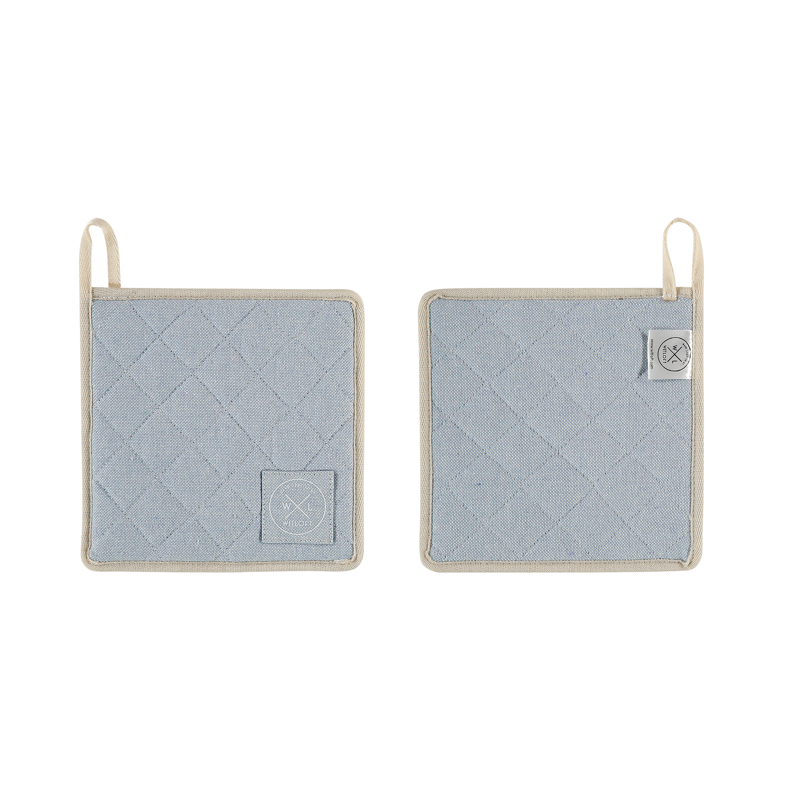 WITLOFT 環保回收棉質隔熱餐墊 / Sky Blue 天空藍