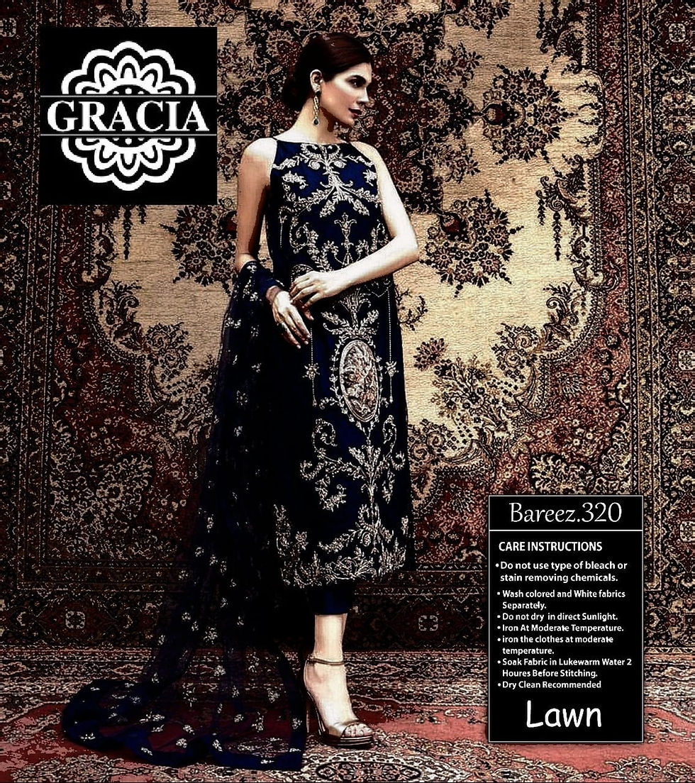Bareez Collection Lawn