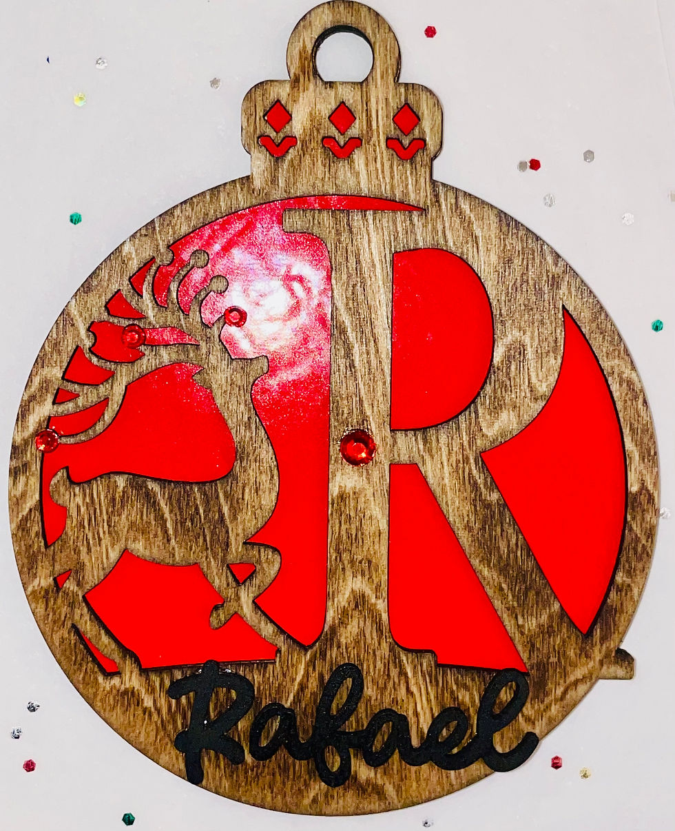 Thumbnail: Character Monogram Ornaments