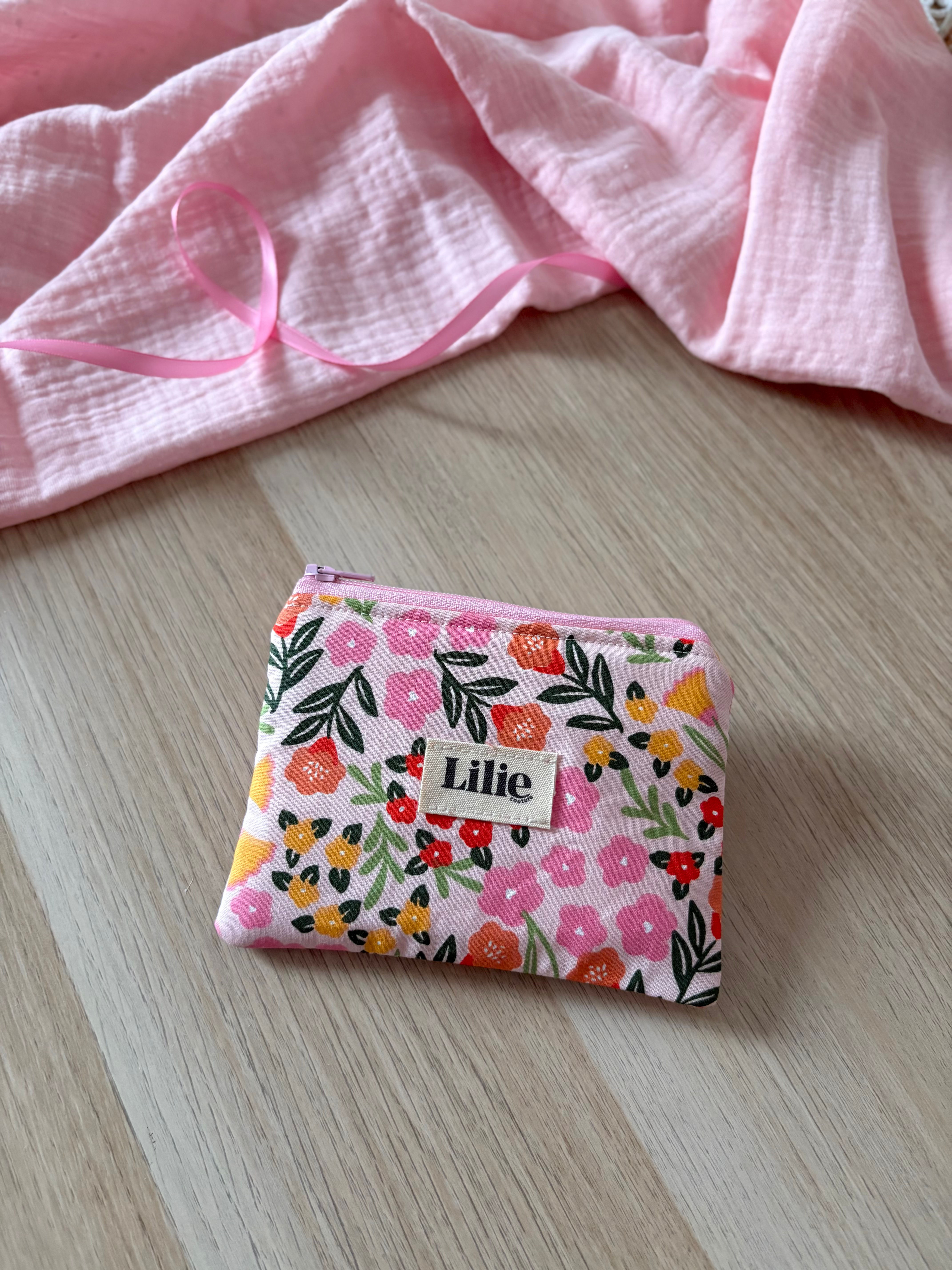 Petite pochette Jardin fleuri