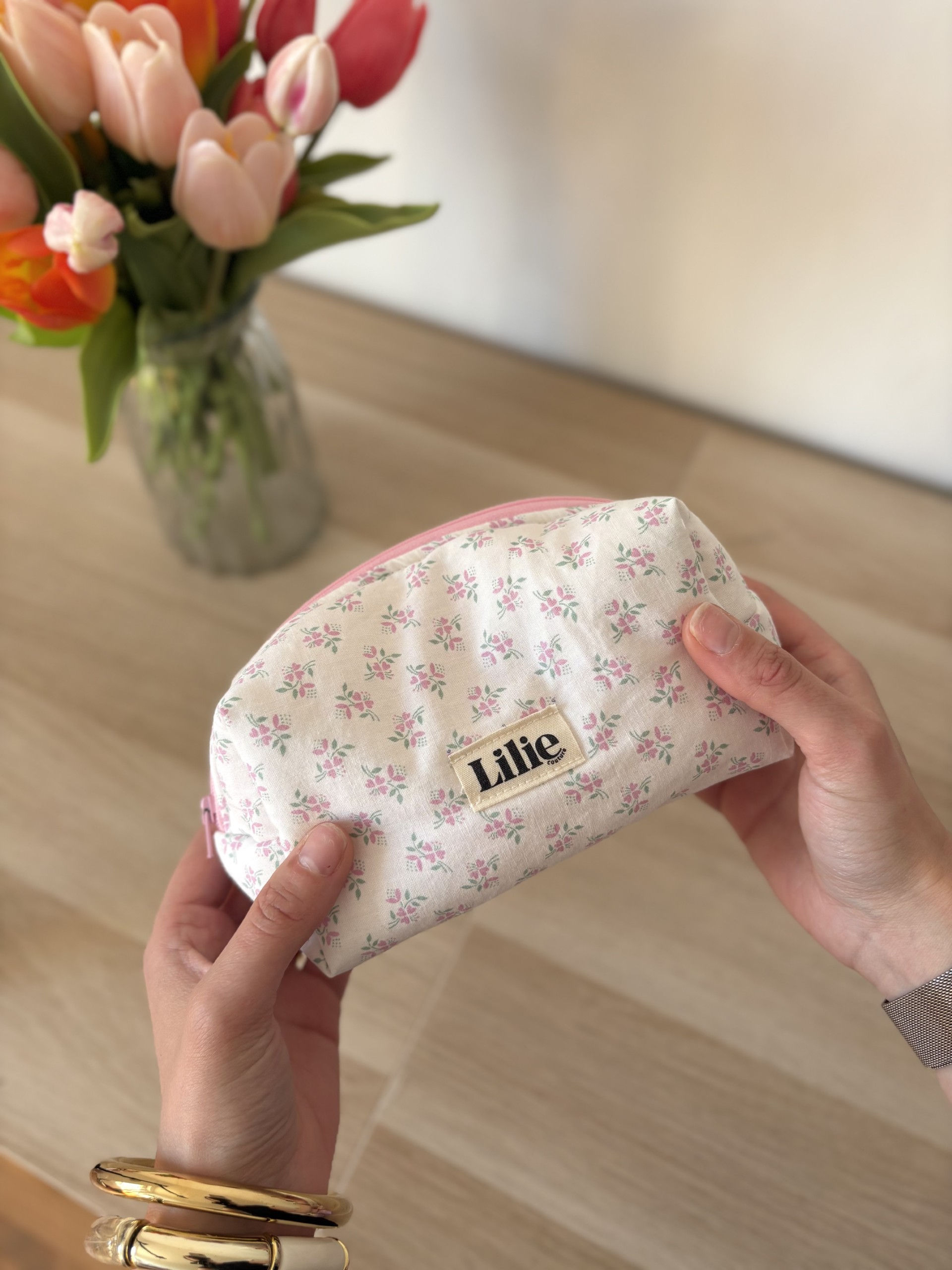 Trousse de toilette - Vintage fond blanc