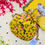 Thumbnail: Women Yellow Designer Embroidered Potli Bag with Pearl handle and hea