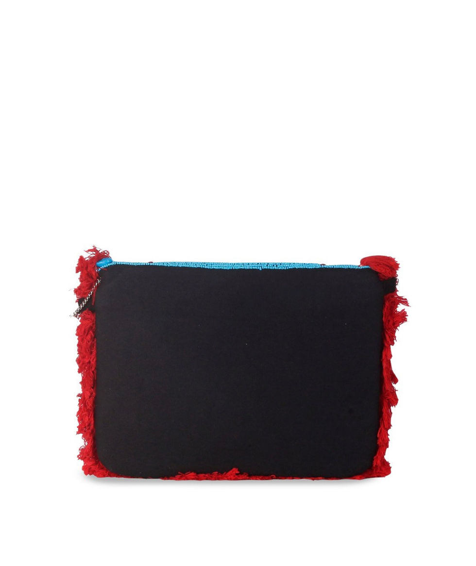 Thumbnail: Red & Firozi Designer Boho Bag Girls Sling Bag