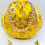 Thumbnail: Women Yellow Floral Thread Embroidered Potli Bag for all occasion
