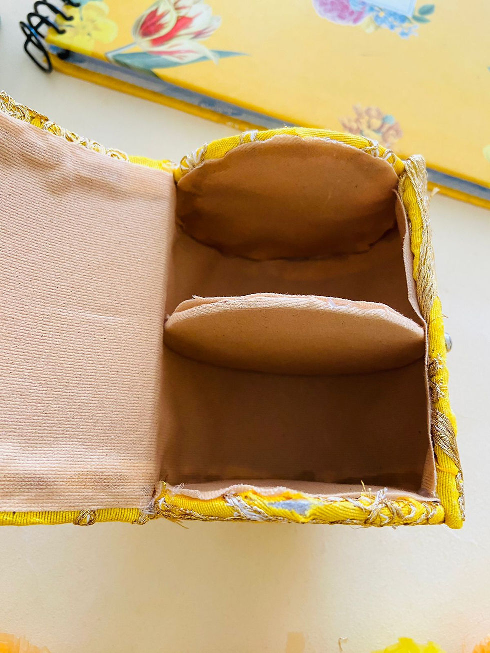 Thumbnail: Designer Embroidered Bangle Box for wedding festivals gifting