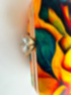 Thumbnail: BYRA Divine Radha Krishna Love Theme Printed Box Clutch