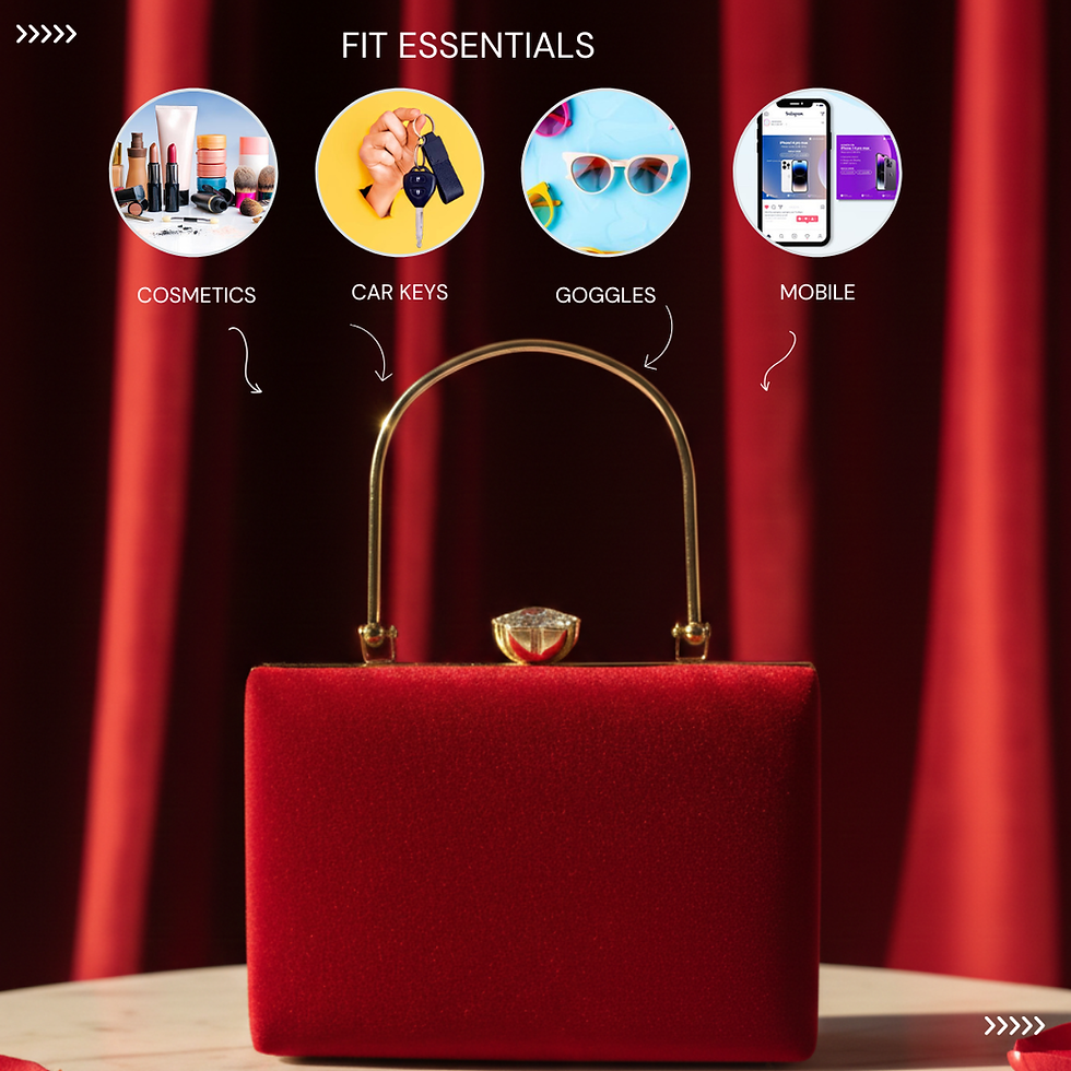 Thumbnail: Red Velvet Clutch Bag with handle for wedding bridal