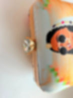 Thumbnail: BYRA Floral Women Portrait Printed Ethnic Box Clutch