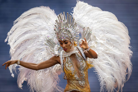 Brazil Dance performance during the New 7 Wonders live event at Jubilee Stage_Large Image_