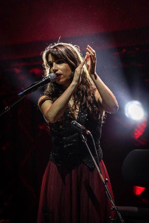 Iraqi and Italian musicians perform Tosca's Morabeza at Dubai Millennium Amphitheatre