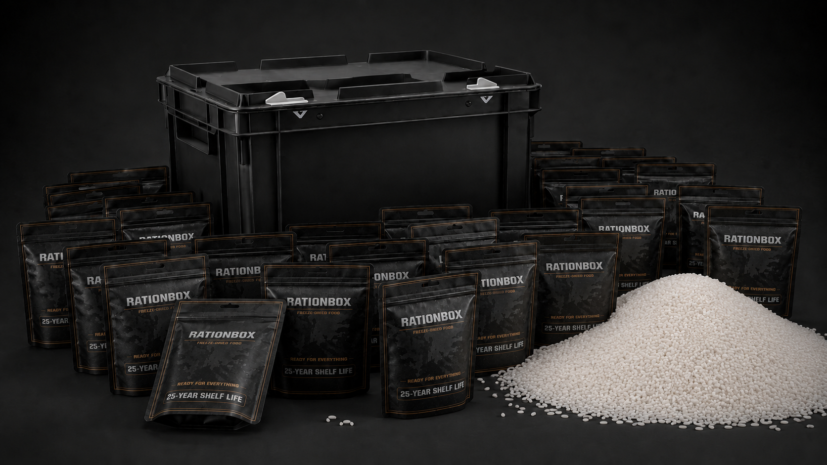 Freeze-Dried Rice Bulk Pack – 24 × 380 g