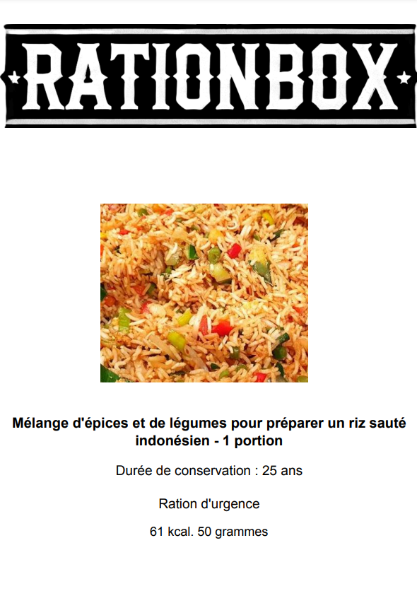 Miniature : Mélange d'épices et de légumes pour préparer un riz sauté indonésien