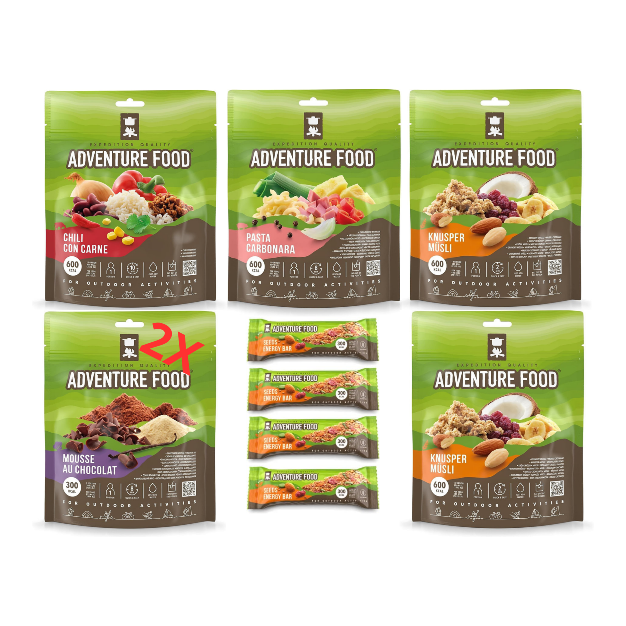 Randonnée De 2 Jours - Adventure Food - Pack n°4