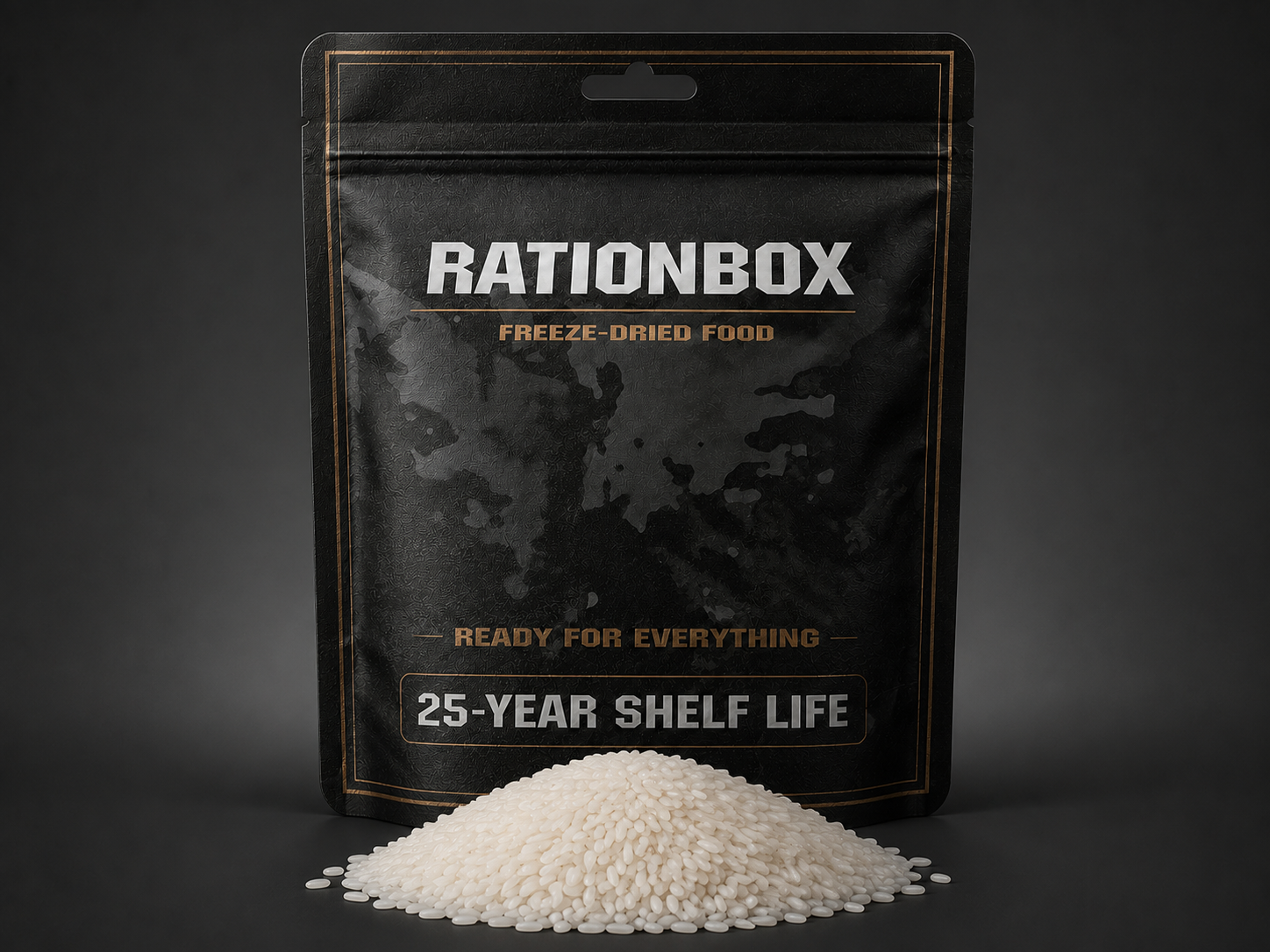 RationBox 380 g long-life rice pouch