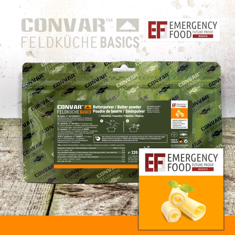 Beurre en poudre CONVAR BASICS 220 g