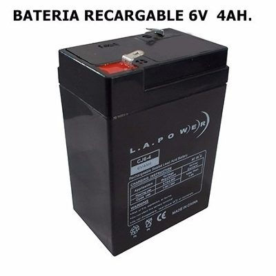 Bateria Recargable 6v 4ah Agm Balanzas/autos De Niños