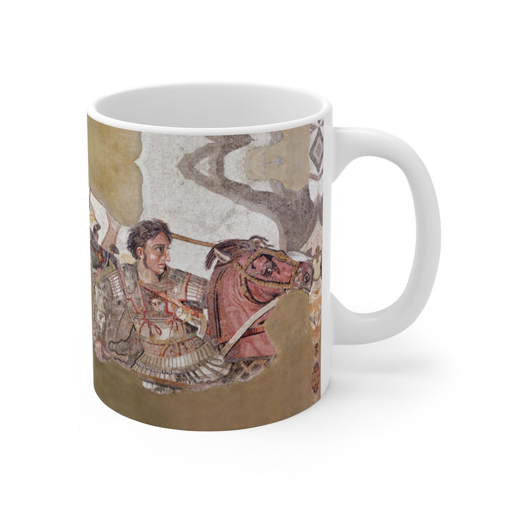 Mug Alexander and Bucephalus