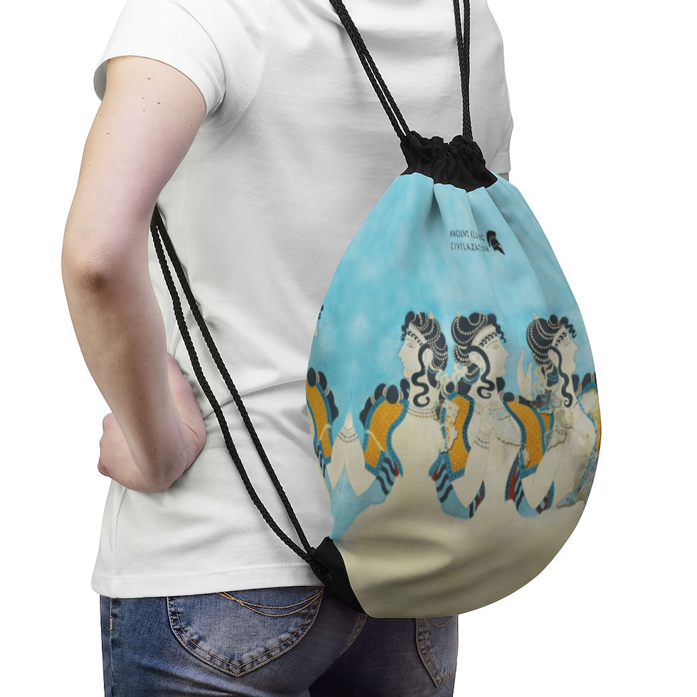 Thumbnail: Drawstring Bag Minoan Ladies