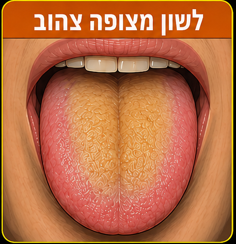 לשון מצופה צהוב