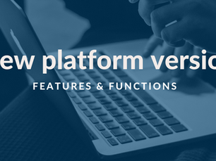  New Platform version - Features & functions
