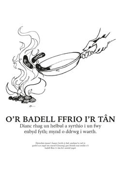 O'r Badell ffrio i'r tan