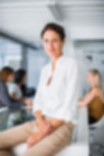 Zuversichtlich Geschäftsfrau