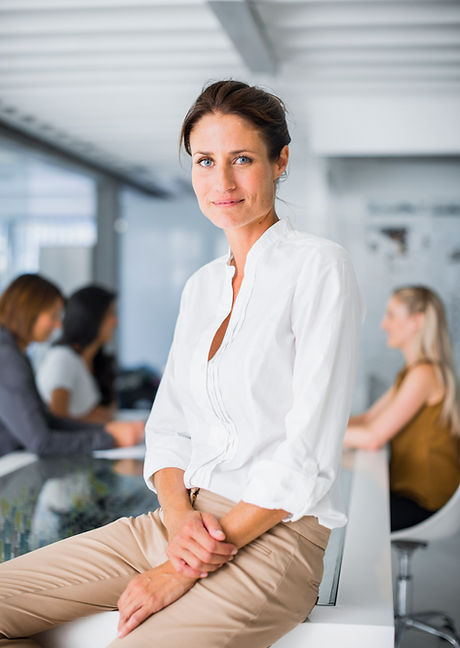 Professional Woman Sitting