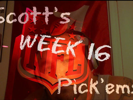 Scott's NFL Week 16 Pickems