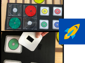 Les CD colorés