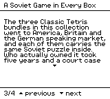 Eight lines of about thirty characters, every letter fighting for a tile.