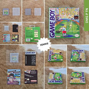 US Tennis Game Boy launch cartridge (DMG-TN-USA) with Mario as umpire