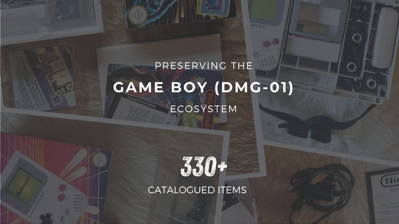 Game Boy dedicated archive with more than 330 complete-in-box items (DMG-01).