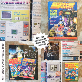 Nintendo Power magazine September October 1989 introducing the Game Boy
